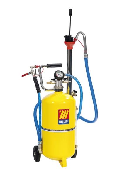 Aspiratore pneumatico olio esausto 24L | Svuotamento pneumatico | 10 sonde