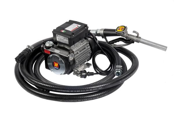 Pompa elettrica travaso gasolio Transfer Kit | 150l/min | pistola manuale