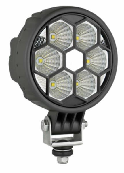 Faro da lavoro 6 led rotondo 12-24V DC a raggio ampio