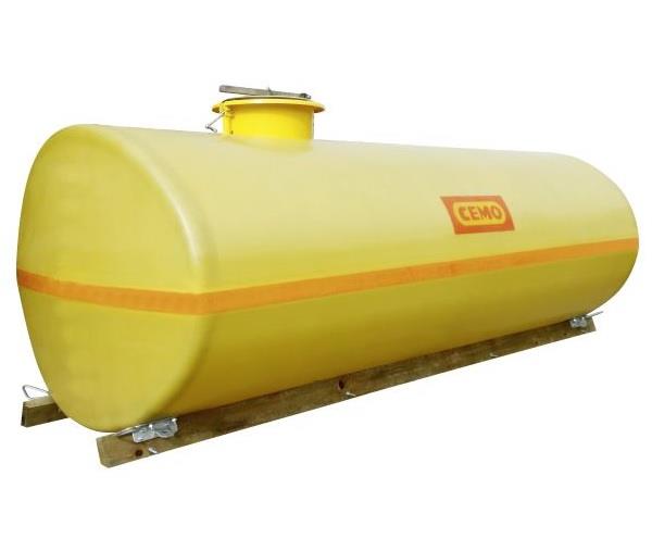 Serbatoio in vetroresina ovale per trasporto liquidi | 600 litri
