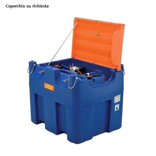 Cisterna trasporto AdBlue 980 litri con elettropompa 12V