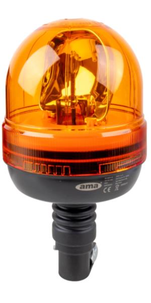 Girofaro alogeno 24V | Base ad asta in gomma flessibile 