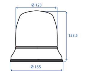 Girofaro base magnetica| gamma Revolux| Cobo