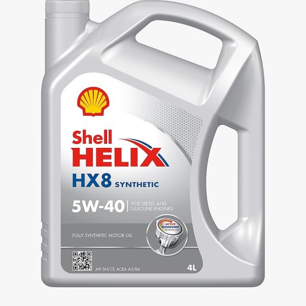 Olio Shell Helix HX8 Synthetic 5W-40 | 4x4L