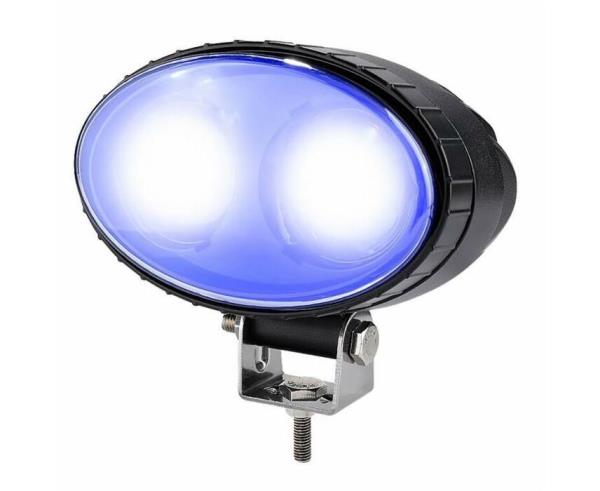 Faro da lavoro di segnalazione a led luce blu 10-110V 10W 500LM