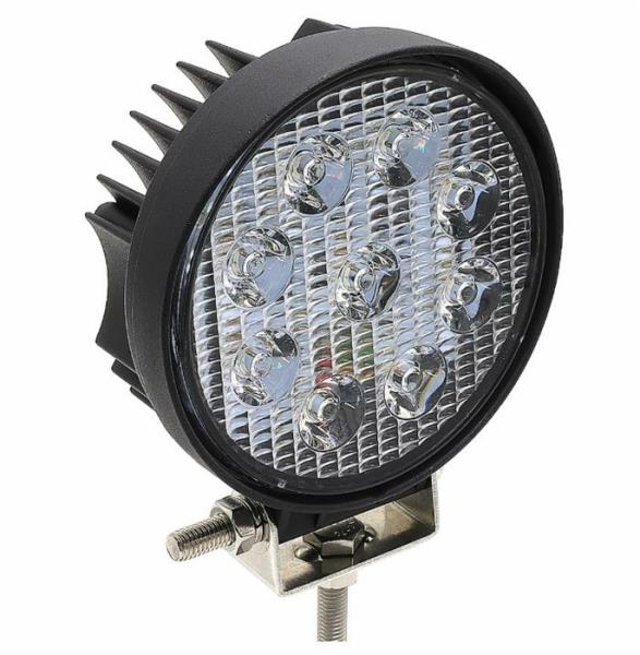 Faro da lavoro rotondo 10 led 10-36V a largo raggio