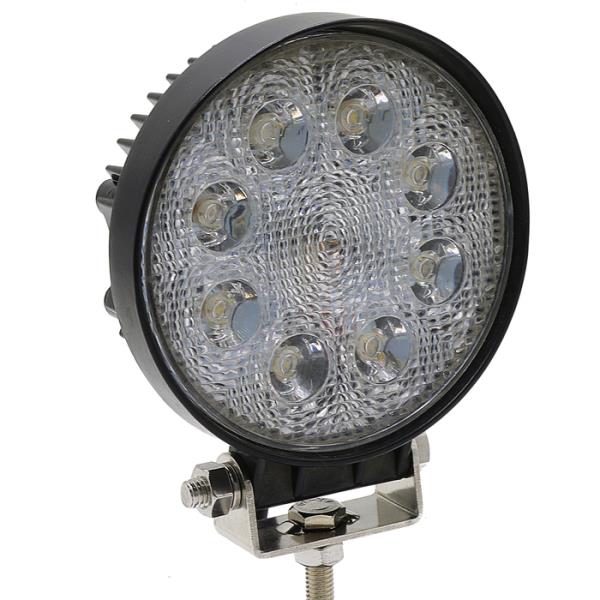 Faro da lavoro rotondo 8 led 10-36V a raggio ampio/largo