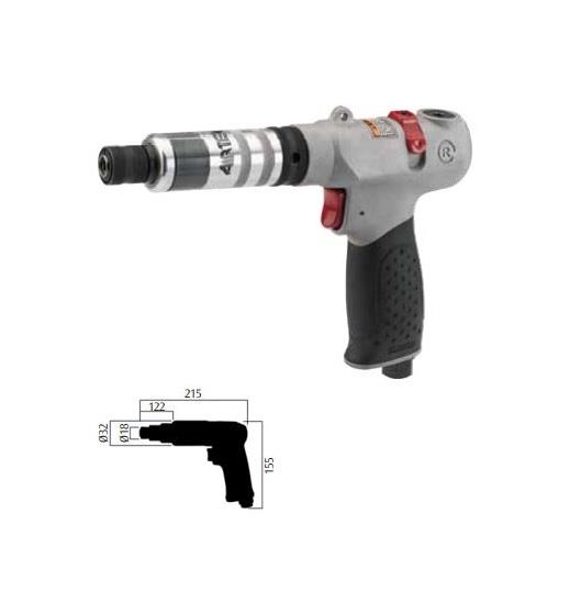 Cacciavite reversibile a pistola | fornito con 3 molle