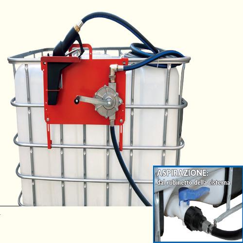 Pompa Rotary grande completa| per cisterne IBC 1000 lt