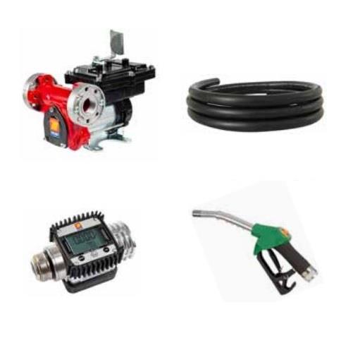 Cisterna trasporto benzina 220 litri | 12 V | 250 W | portata 50 l/min