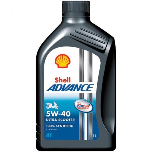 Olio Shell Advance 4T Ultra Scooter 5W-40 | 12x1L