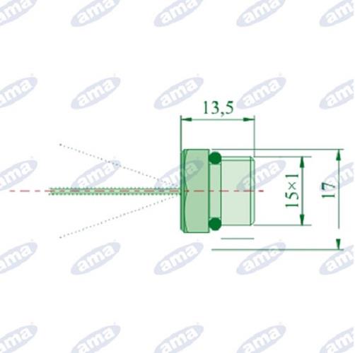 Ugello cono M15 x 1