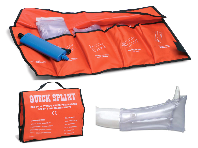 Quick splint steccobende pneumatiche