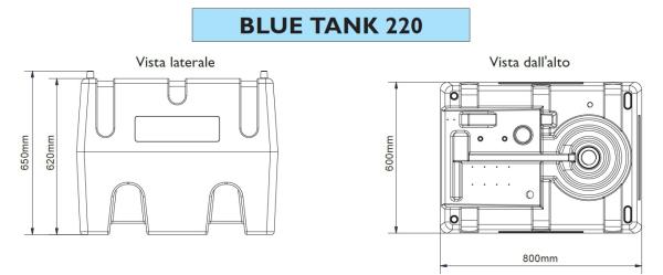 Cisterna trasporto Urea/acqua 220 Litri con contalitri elettronico 24V