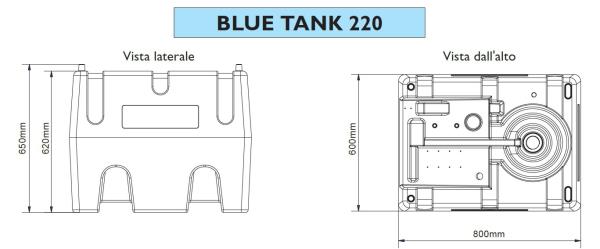 Cisterna trasporto Urea Ad-Blue/Acqua 220 Litri 12 V