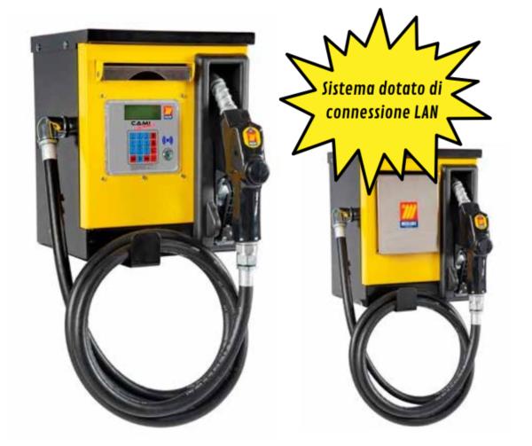 Distributore elettronico travaso gasolio | 70 l/min | 575 W | Connessione LAN