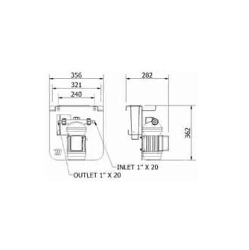 Pompa elettrica per travaso AdBlue da fusti IBC | 230 V | adattatore SEC