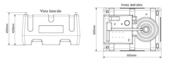 Cisterna trasporto gasolio con elettropompa 12V | 125 l
