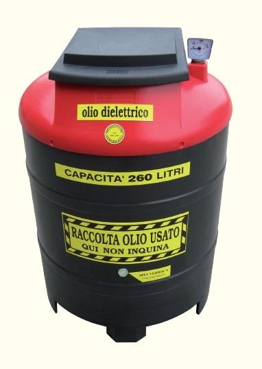 Contenitore per olio esausto dielettrico 260 L