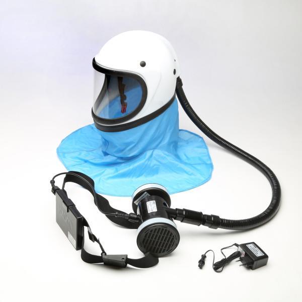 Maschera respiratore K80E T8X-L8 | Batteria al litio 8h | 2 filtri inclusi