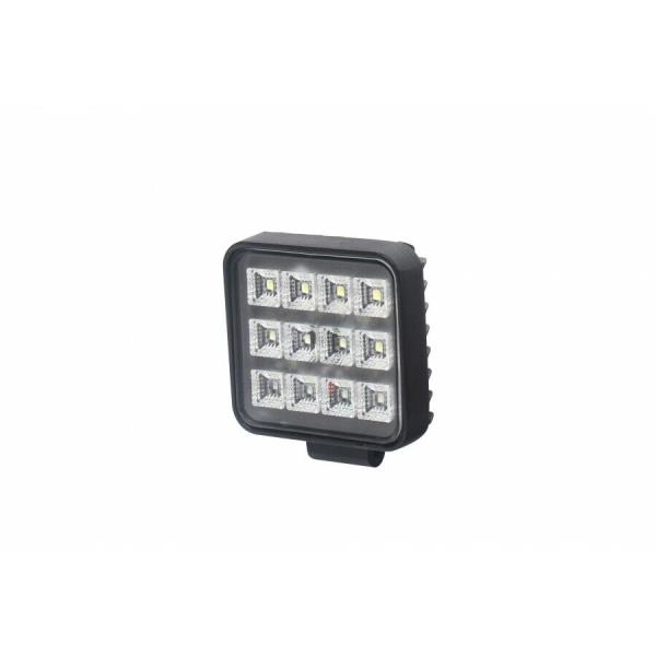 Faro da lavoro 12 led | 12-24V | 12W | 1800LM con interruttore