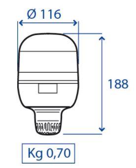 Girofaro innesto tubolare flex Eurorot | Led