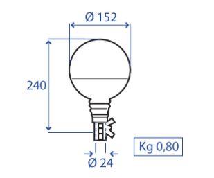 Girofaro innesto tubolare flex| lampada 12V