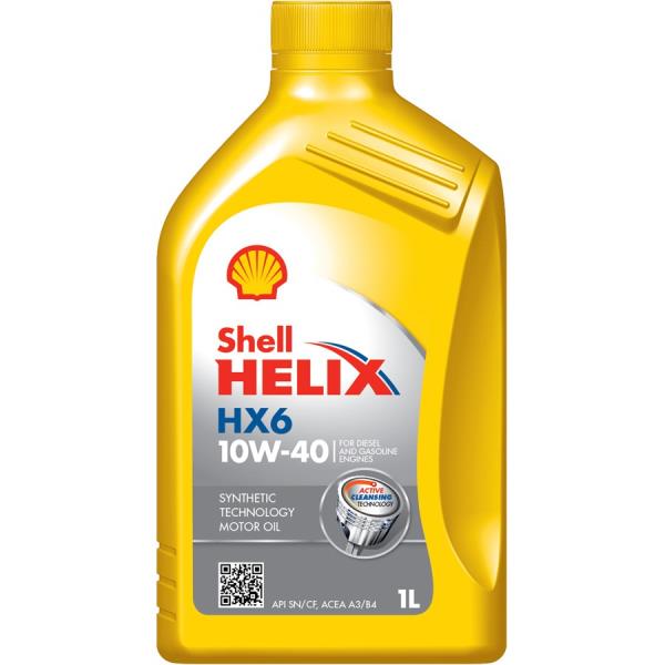 Olio Shell Helix HX6 10W-40 | 12x1L