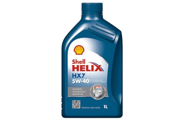 Olio Shell Helix HX7 5W-40 | 12x1L