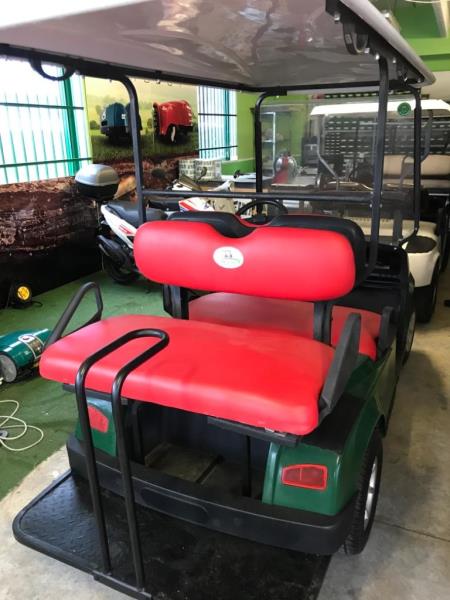 Golf car Italcar Attiva 4 posti verde con sedili rossi