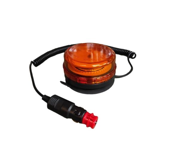 Girofaro led basso con ventosa e magnete | 20W | presa 12-24V 