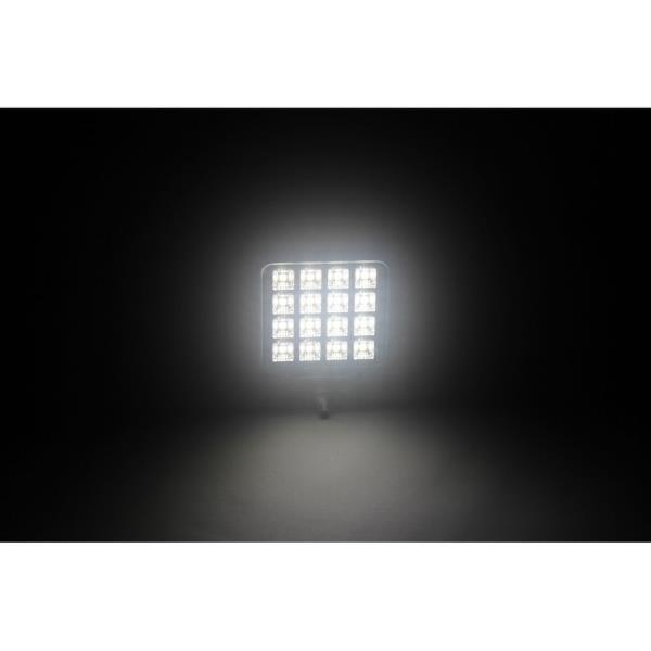 Faro lavoro 16 led | 12-24V | 16W | 2400LM con interruttore