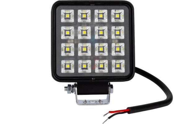 Faro lavoro 16 led | 12-24V | 16W | 2400LM con interruttore