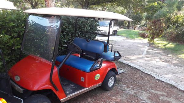 Golf car Italcar rossa 4 posti 48V