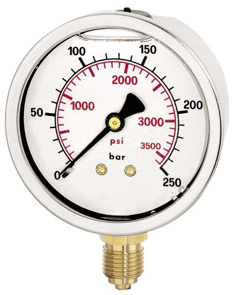 Manometro con attacco radiale a bagno di glicerina | diam. 63