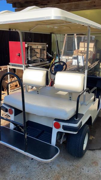 Golf car Melex bianca 4 posti| BATTERIE NUOVE 