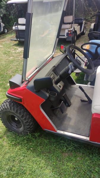 Golf car Melex rossa 4 posti| omologata per l'uso su strada