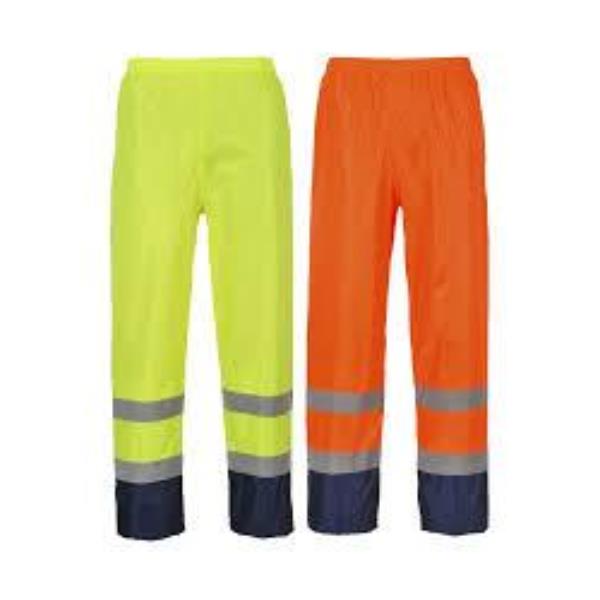 Pantaloni anti pioggia con contrasto H444