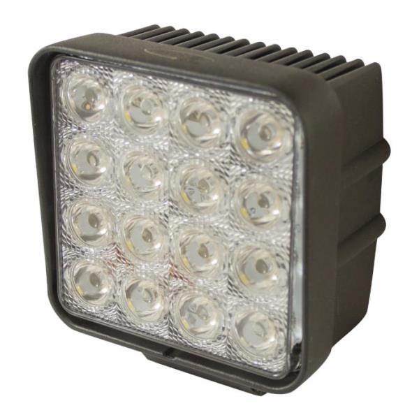 Faro da lavoro a led quadrato | 10-30V | 16 Led