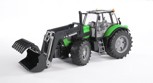 Modellino trattore Deutz Agrotron X720 con benna