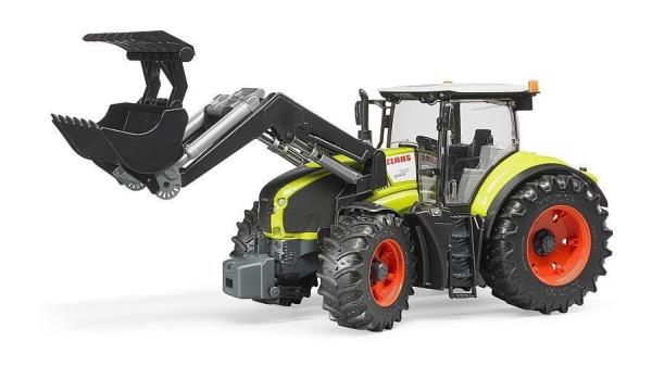 Modellino trattore Claas Axion 950 con benna