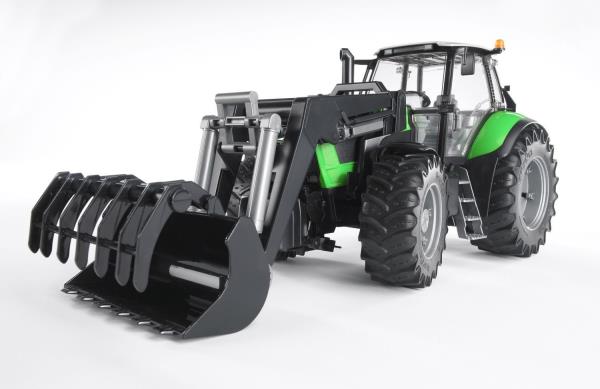 Modellino trattore Deutz Agrotron X720 con benna