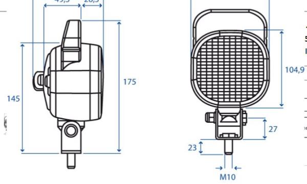 Faro da lavoro biglight con interruttore - rif. 05.471.000 | Cobo