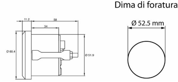 Indicatore livello carburante | 12V