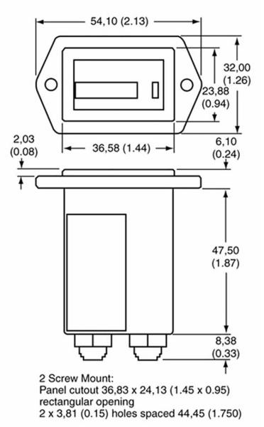 Contaore analogico 10-80V