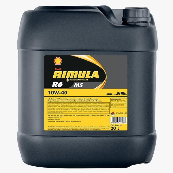 Olio Shell Rimula R6 MS 10W-40 | 20L