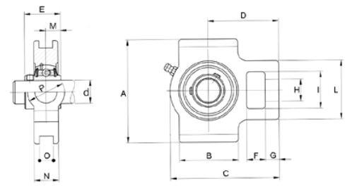 UCT 210 supporto scorrevole| diam. 50