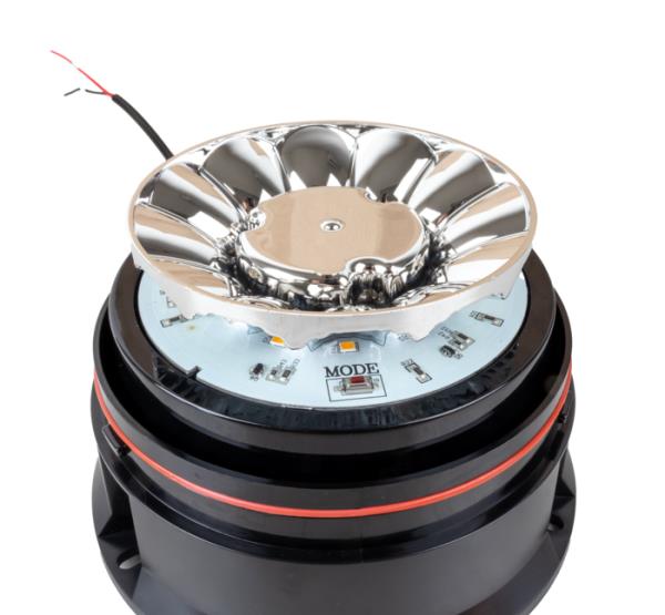 Girofaro LED 12-24V | Base piana | 12 led | 3 modalità luminose