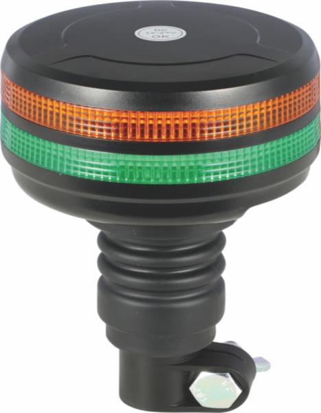 Girofaro led verdi e arancioni per segnalazione veicoli al lavoro