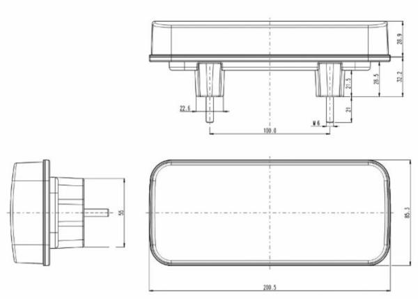 Fanale posteriore LED dx-sx| 12-30V